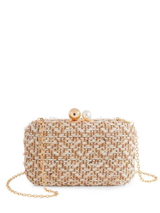 Maybree Gold Clutch