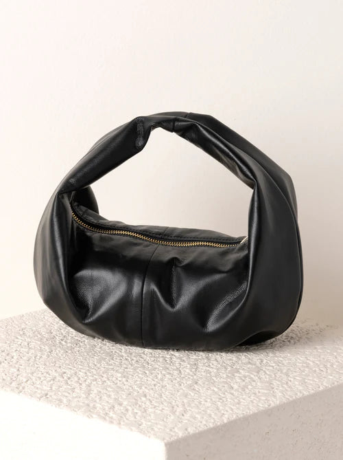 Millie Black Mini Hobo Bag