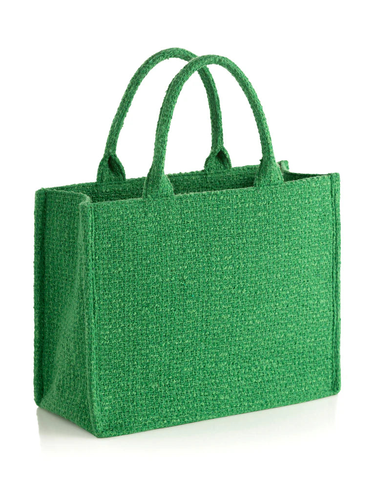 Rosie Green Tweed Tote