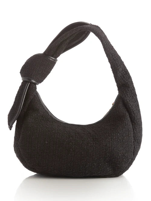 Lola Black Tweed Bag