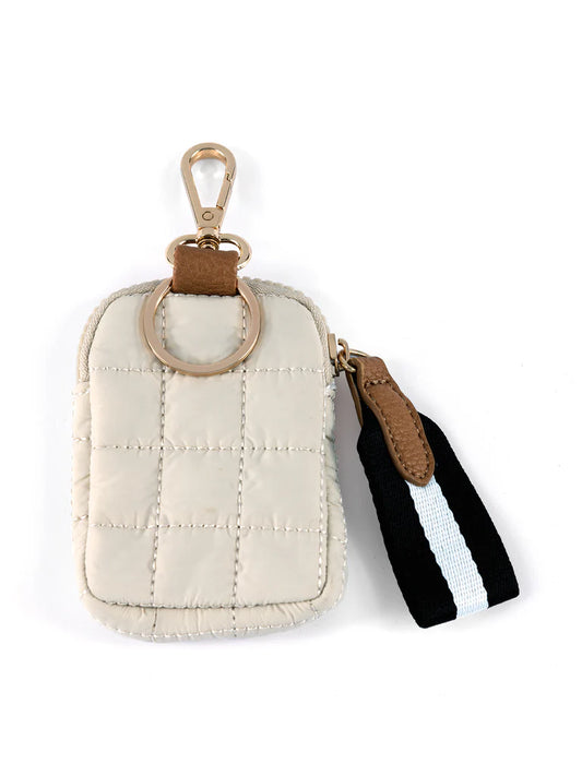 Molly Ivory Clip-On Pouch