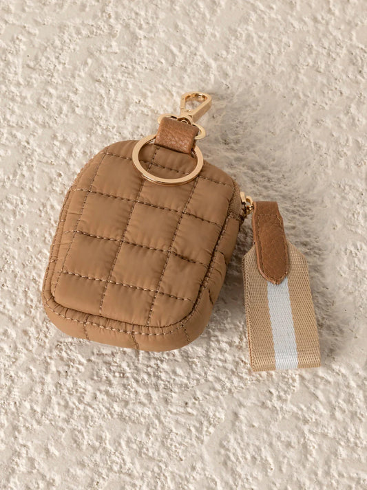 Molly Tan Clip-On Pouch