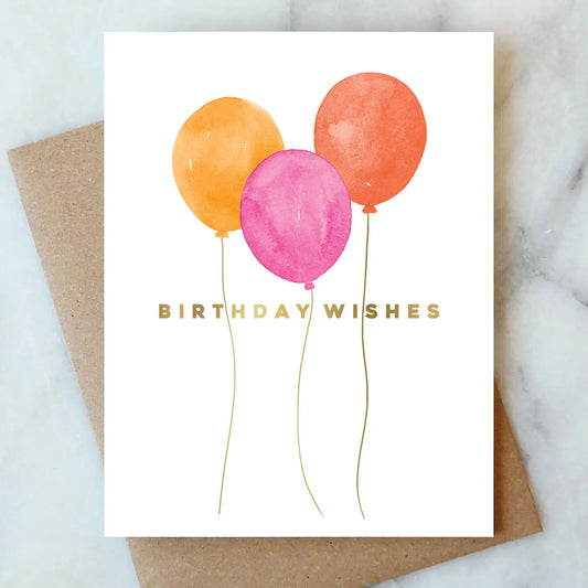 Balloon Birthday Card