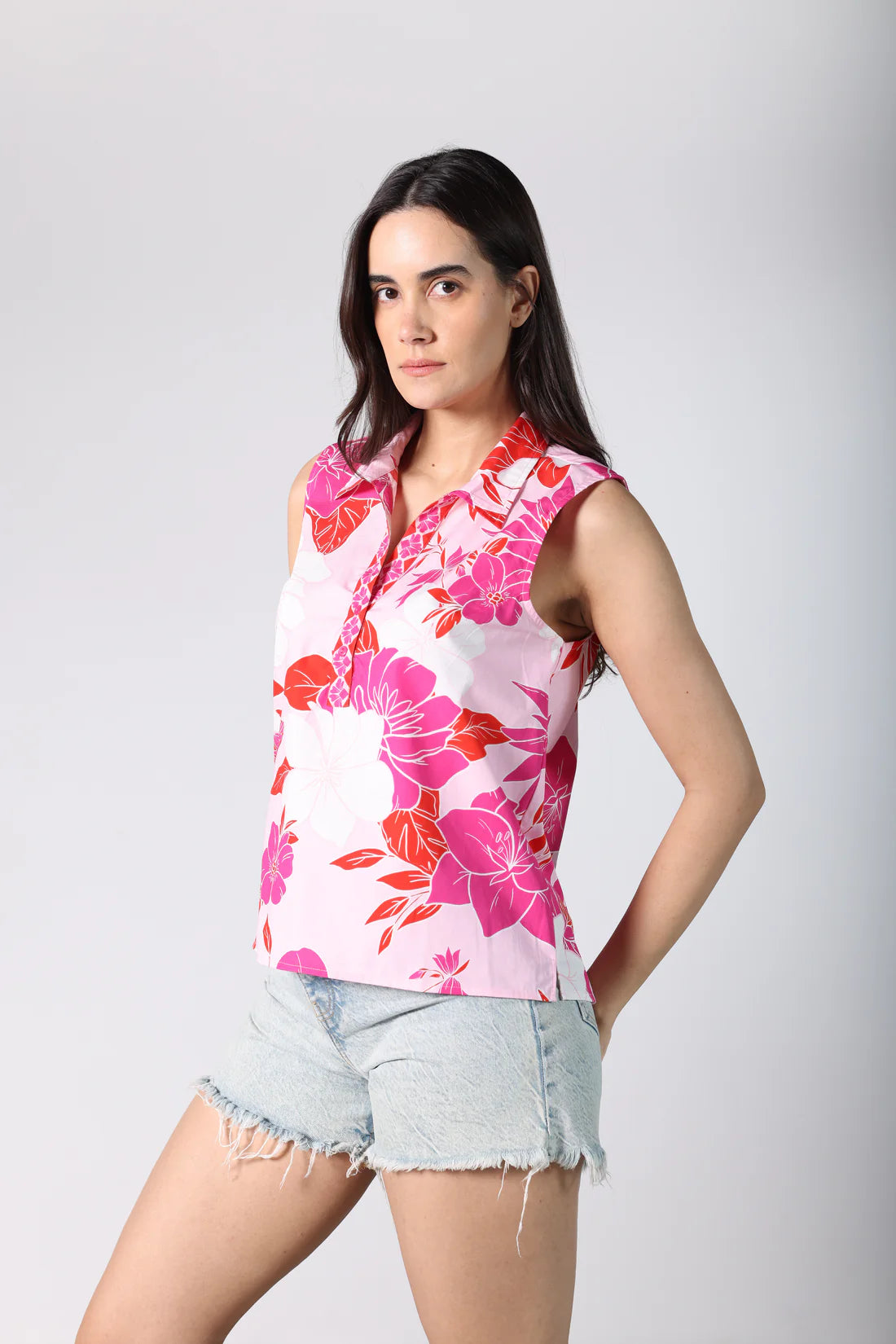 Lizzy Pink Floral Top