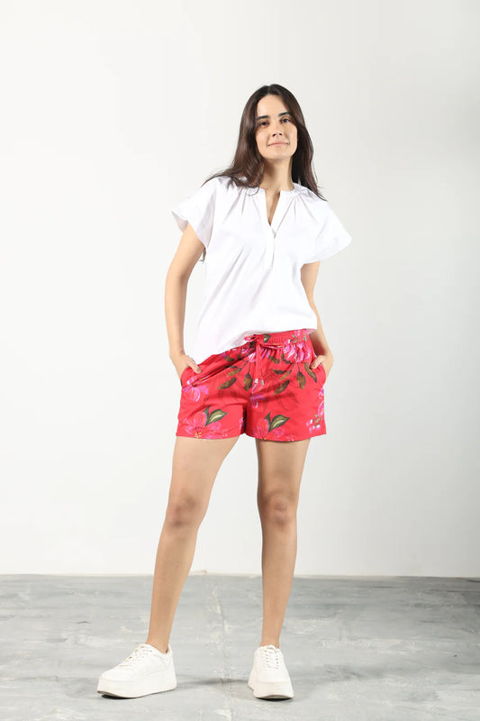 Gwen Pink Floral Shorts