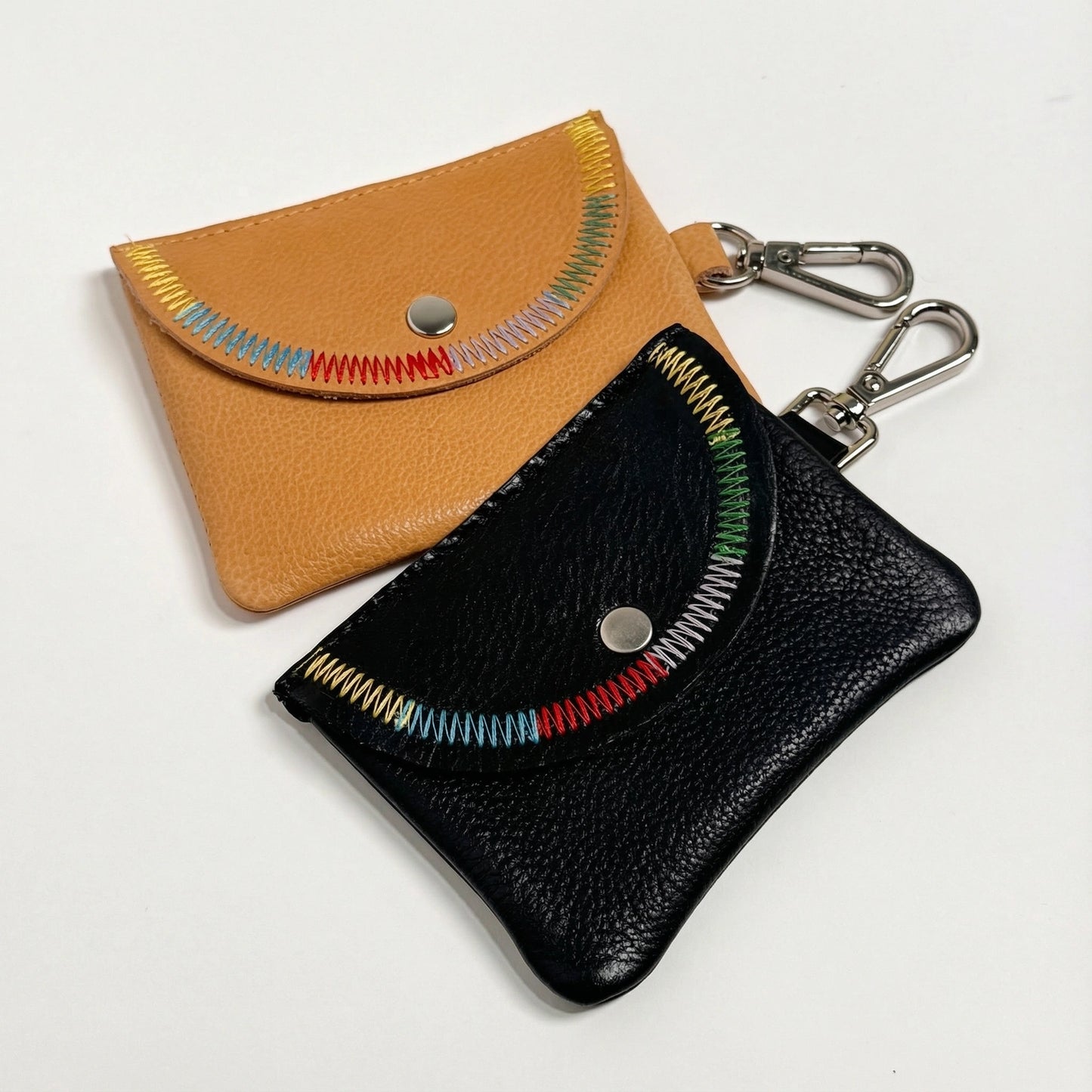 Mini Leather Snap Pouch