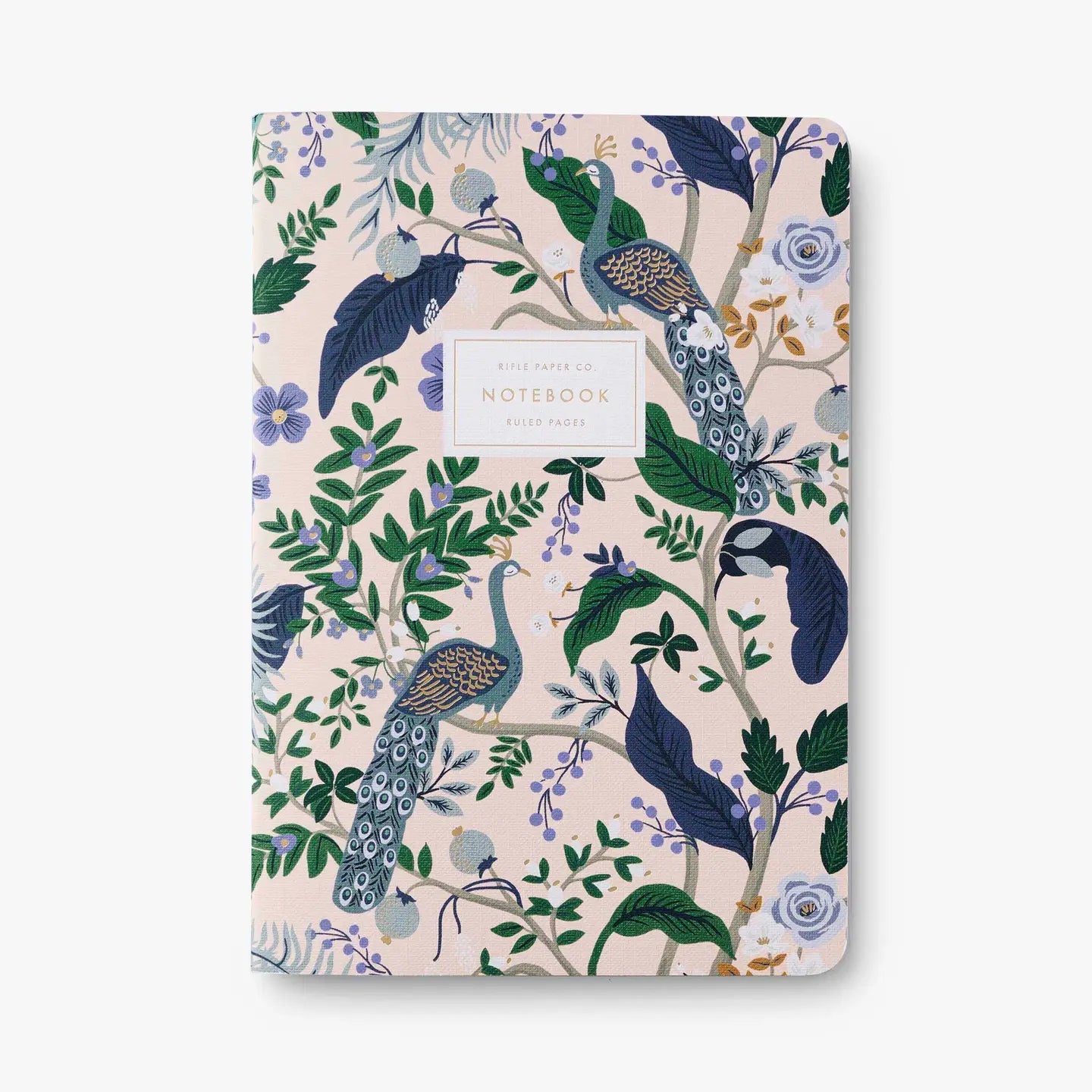 Peacock Notebooks - Set of 3