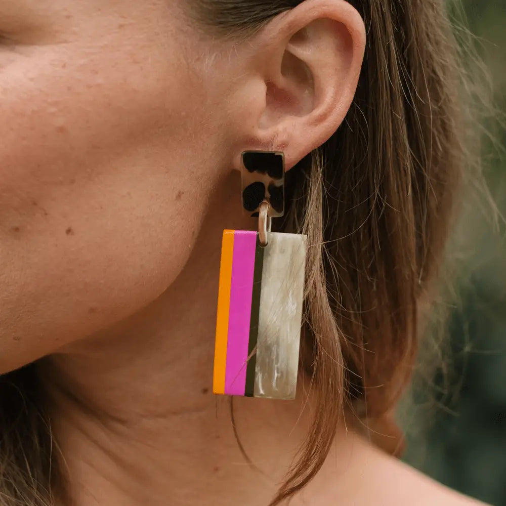 Forever Summer Horn Earring