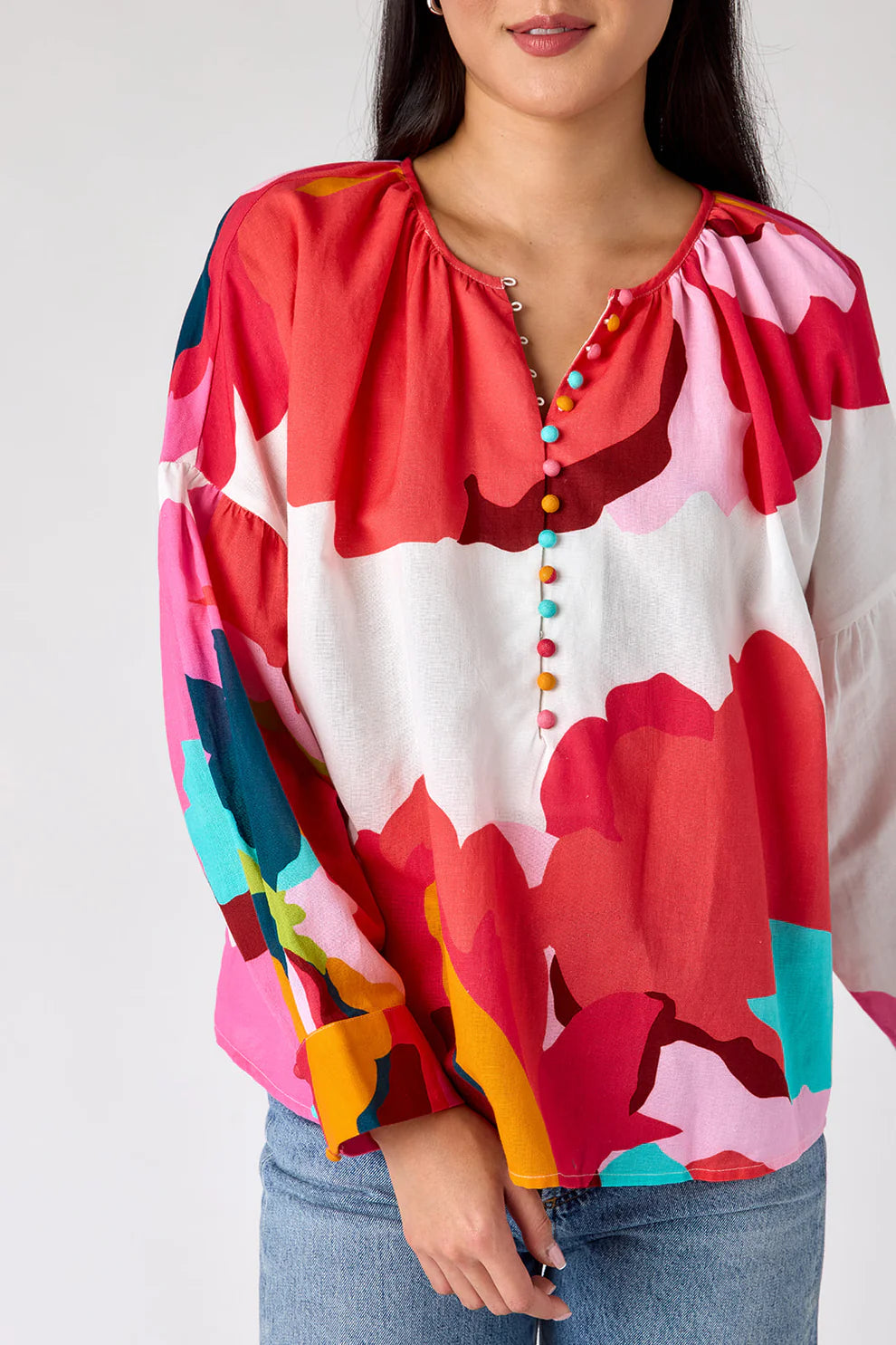 Bryleigh Top - Bold Bloom
