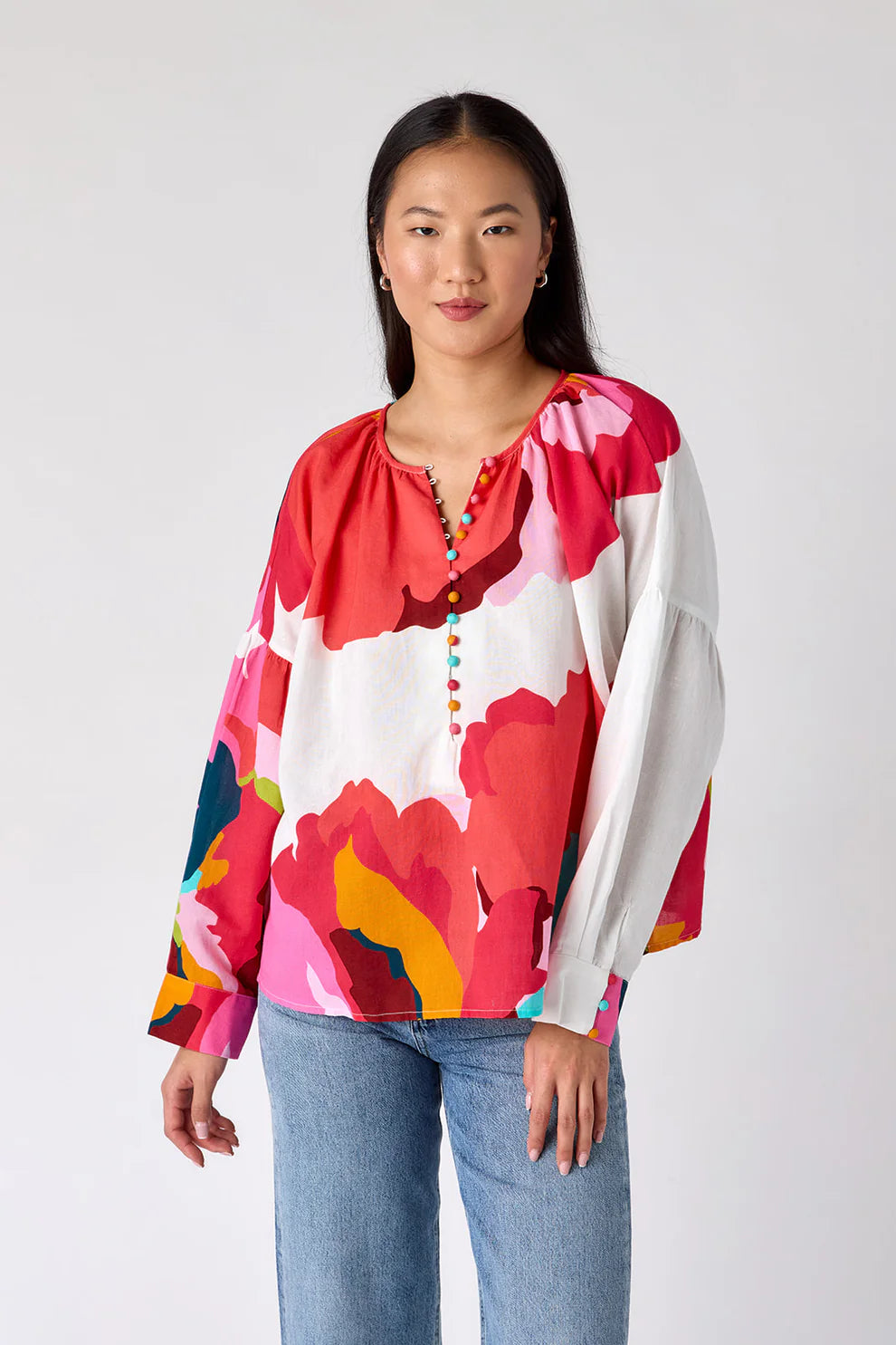 Bryleigh Top - Bold Bloom