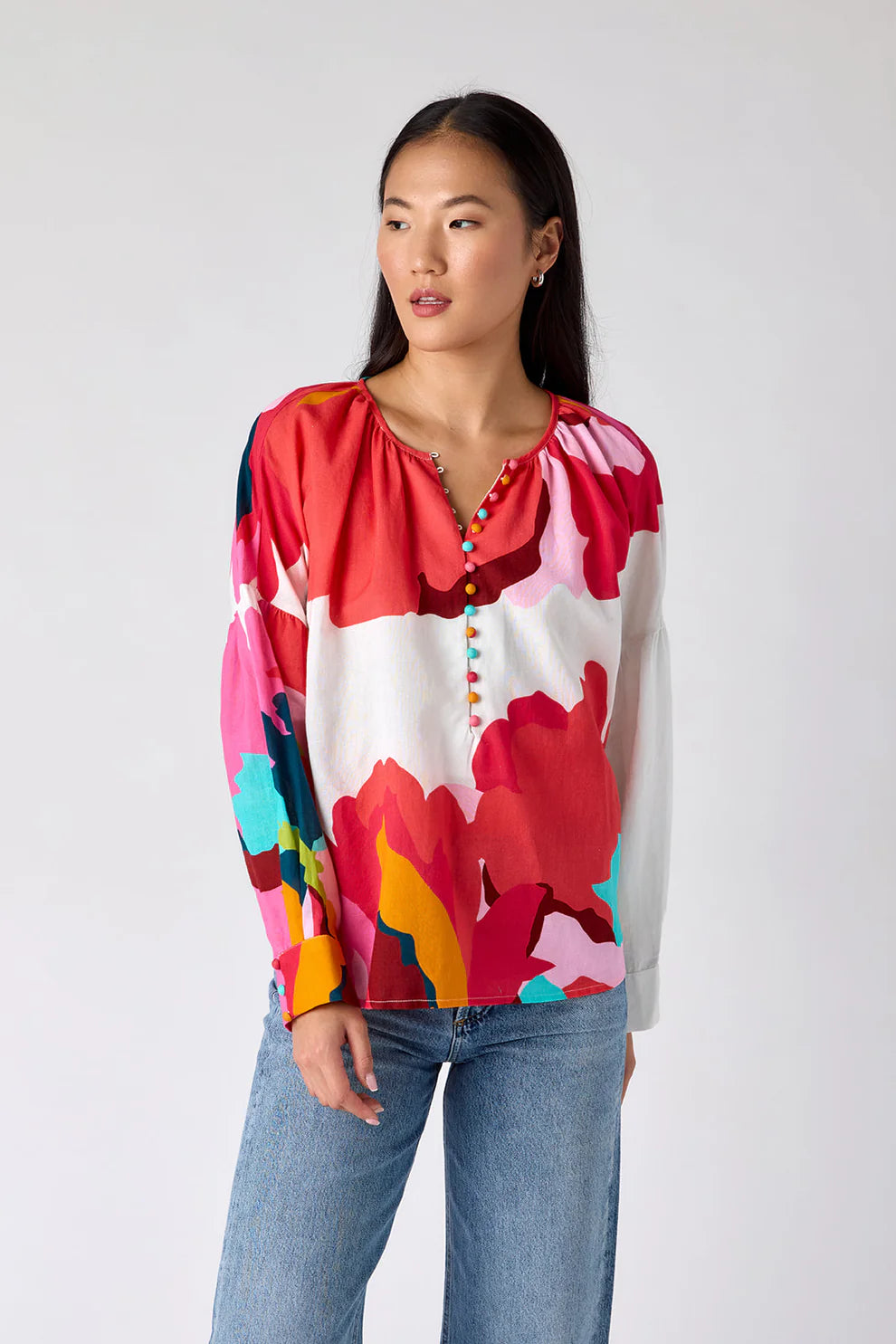 Bryleigh Top - Bold Bloom