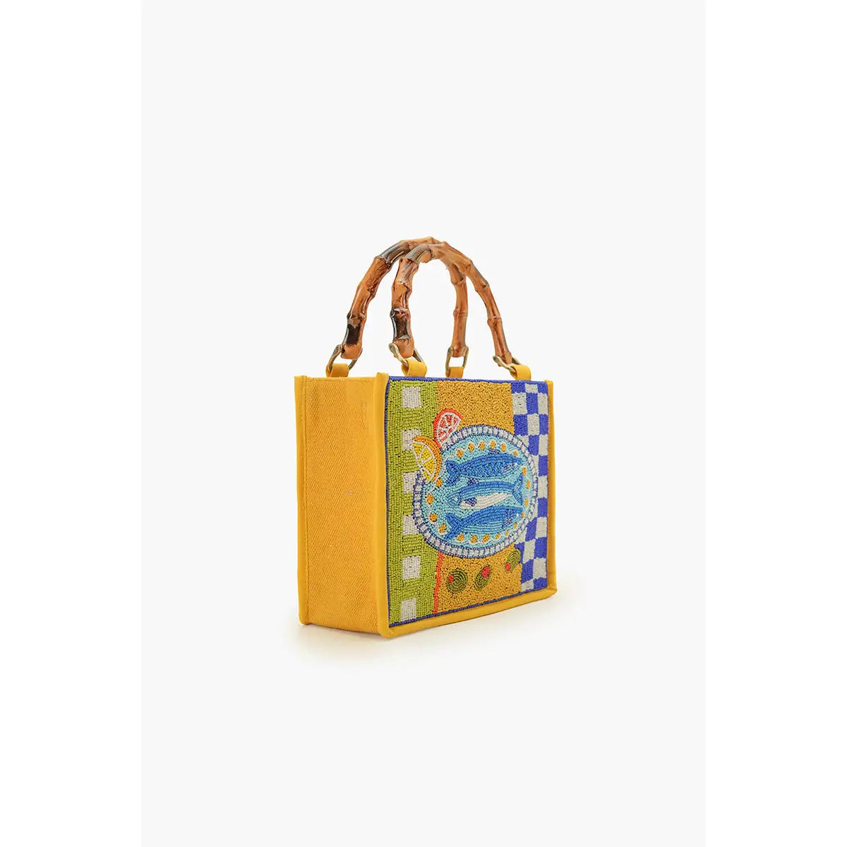 Sardines Please Beaded Tote