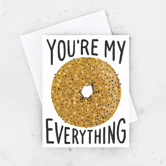 Everything Bagel Greeting Card