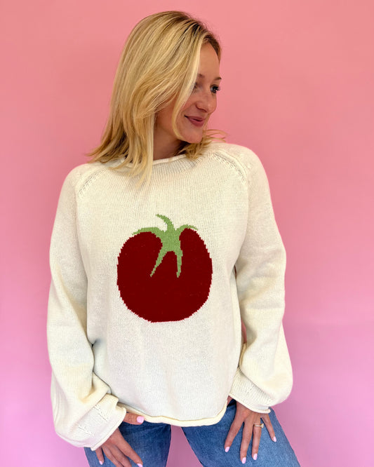Julia Tomato Sweater