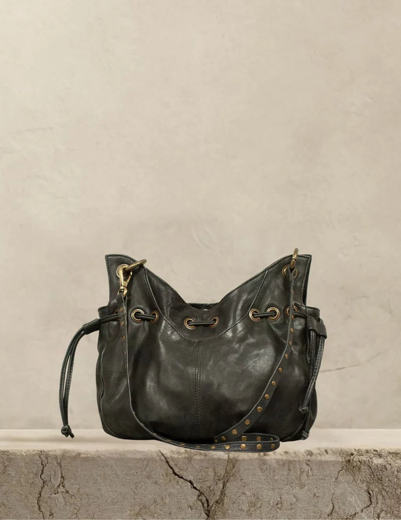 Sophie Black Leather Bag