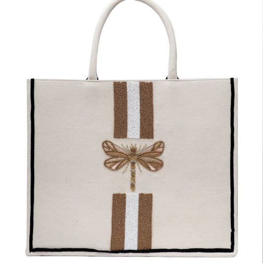 Maci Ivory Bee Bag