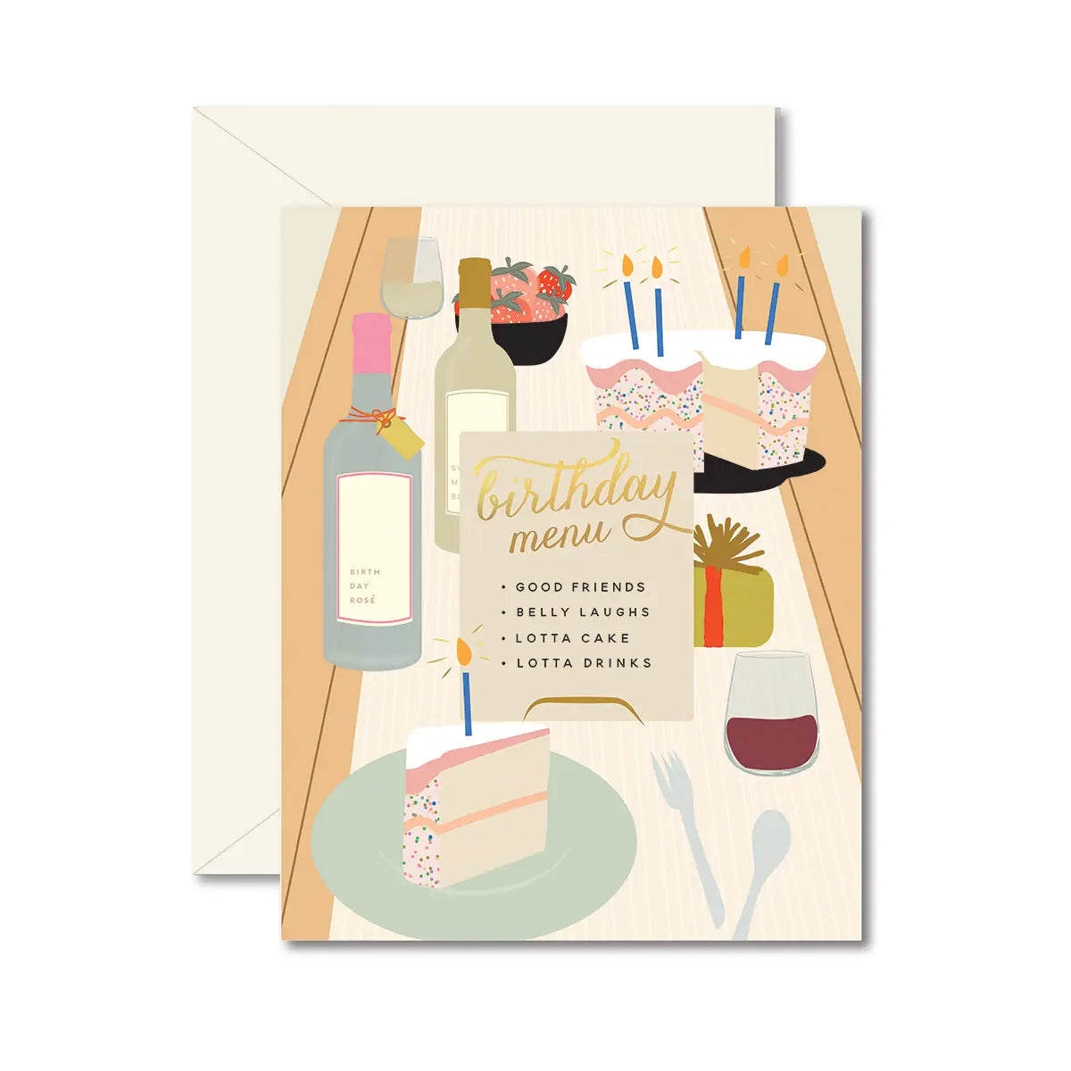 Birthday Tablescape Card