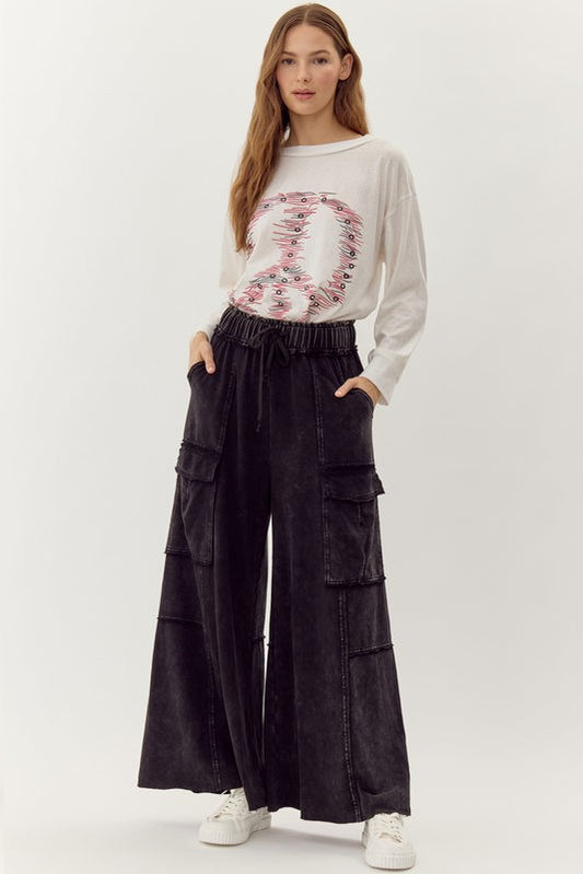 Lola Black Flared Pants