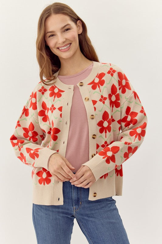 Stella Floral Cardigan