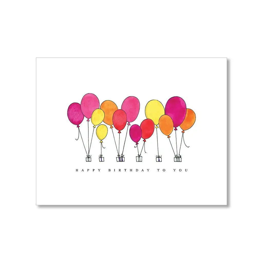 Balloon Birthday Card