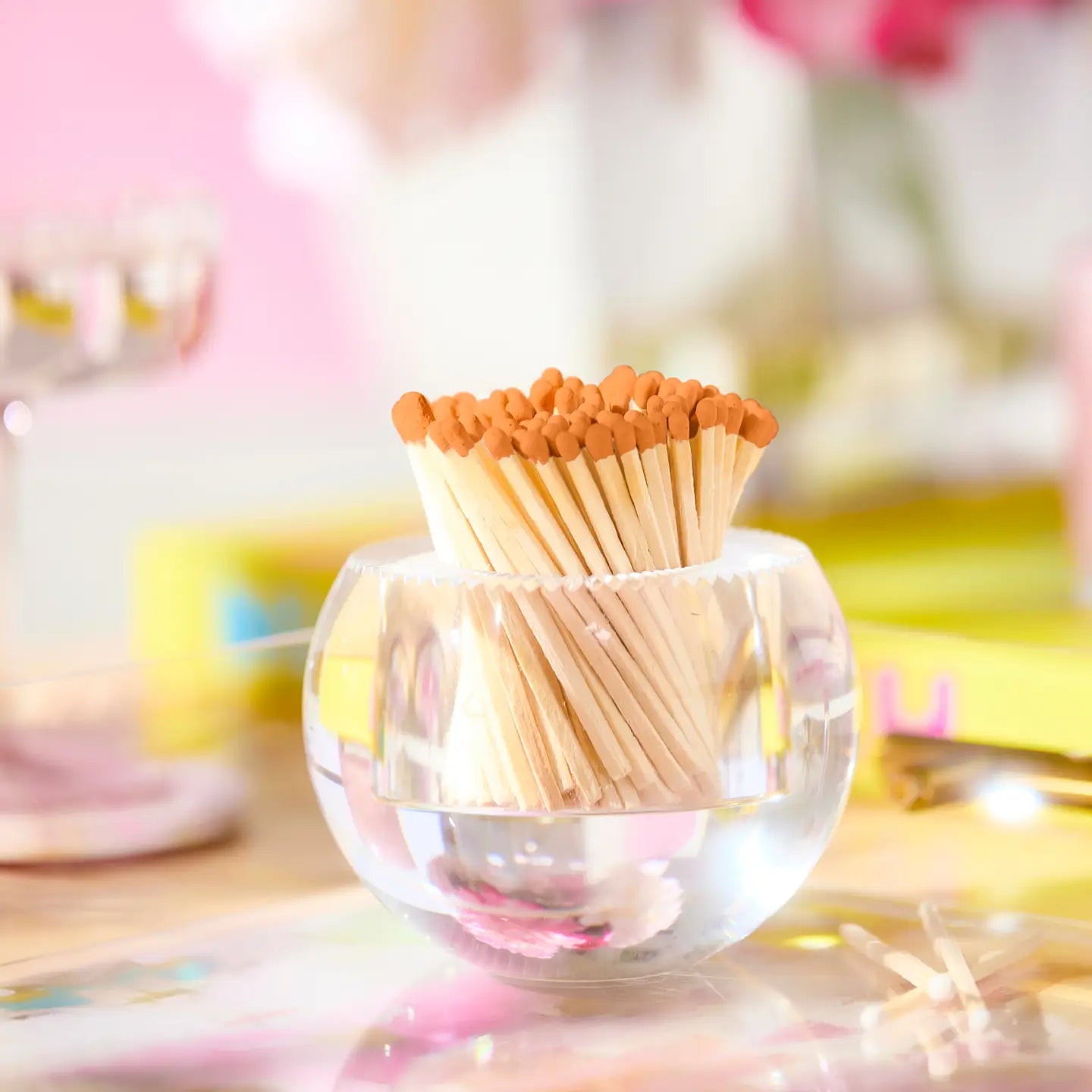 Acrylic Match Holder - Orange
