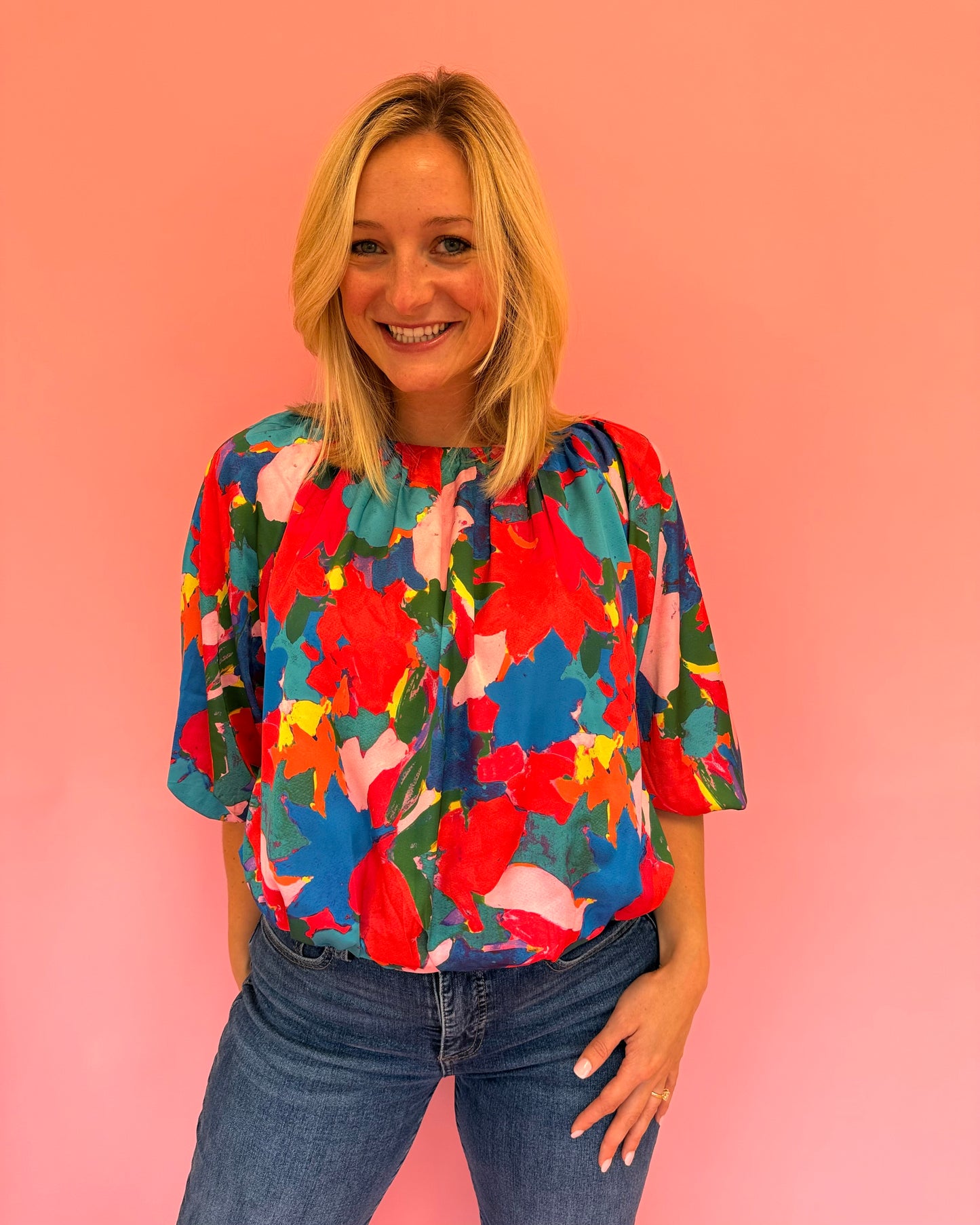 Jo Watercolor Top