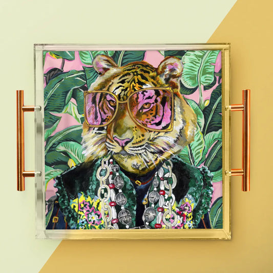 Toby the Tiger Large Acrylic Tray