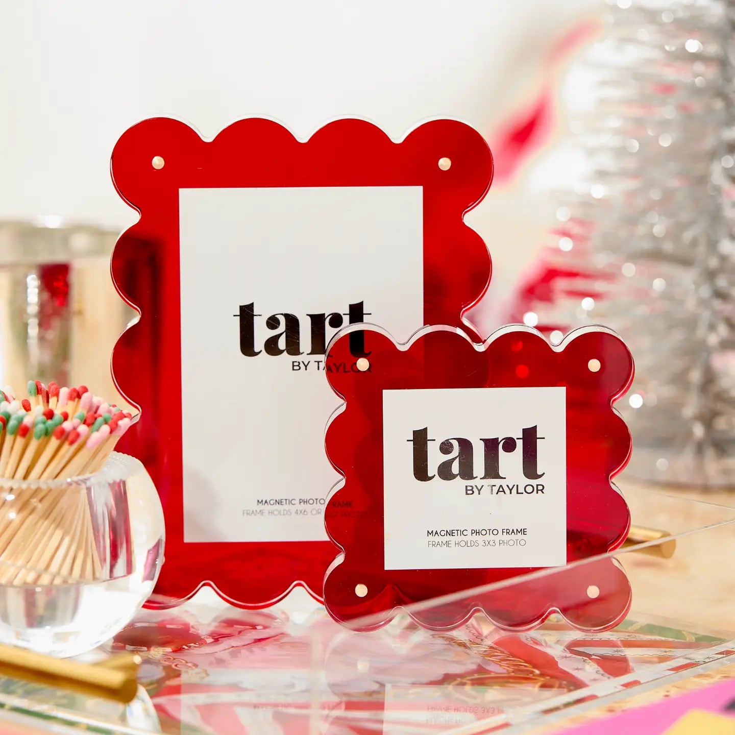 Red Mini Acrylic Photo Frame