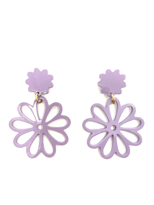 Dahlia Lilac Earrings