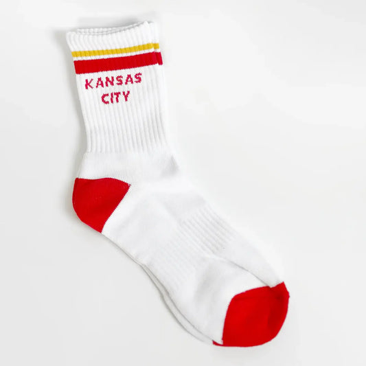 Kansas City Crew Socks - Red/Yellow