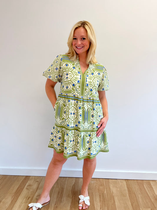 Chelsey Puff Sleeve Dress