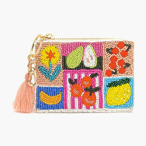Tropical Treats Beaded Pouch