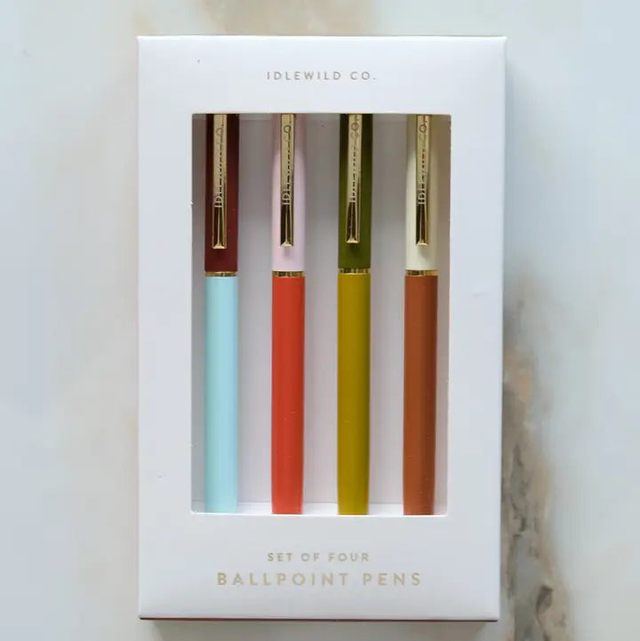 City Pallet Pens Set of 4 - Classic
