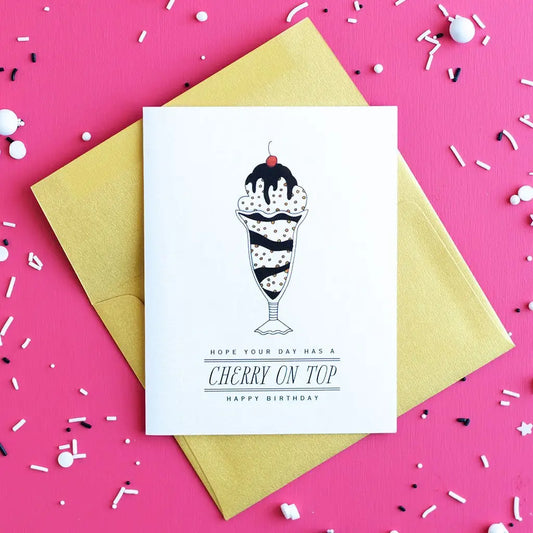 Cherry on Top Birthday Card