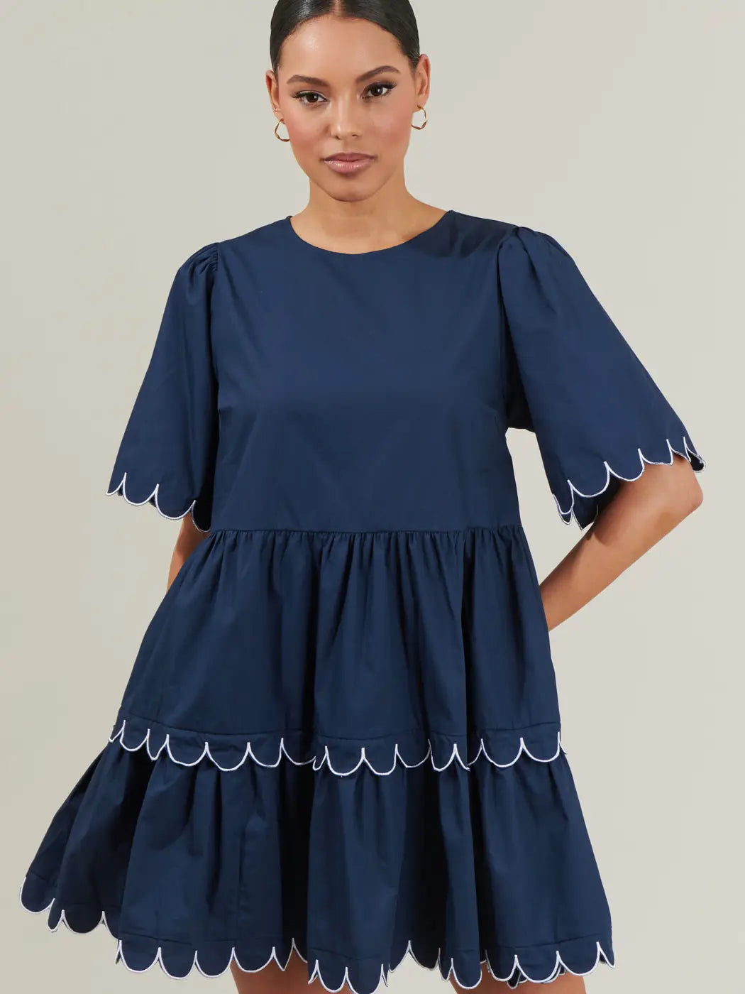 Jessie Navy Dress