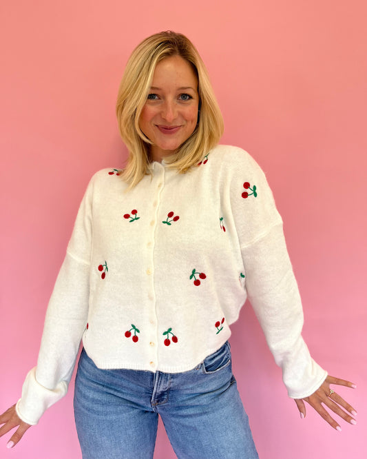Lainey Cherry Cardigan
