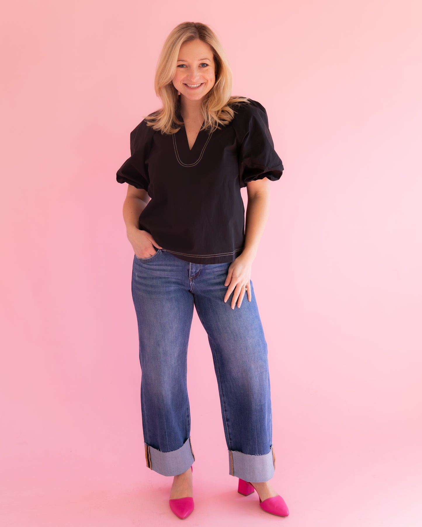 Emilee Medium Cuffed Jeans