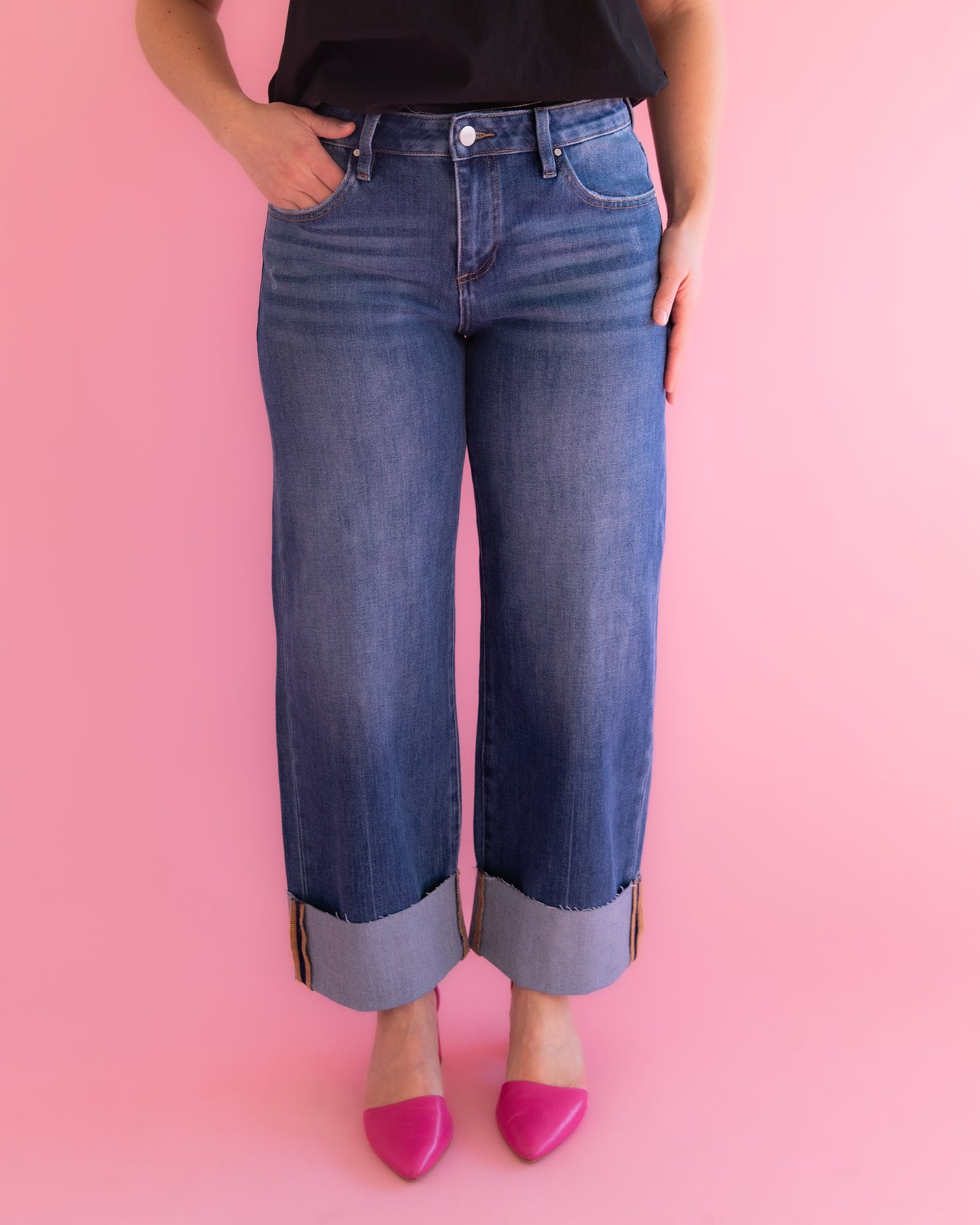 Emilee Medium Cuffed Jeans