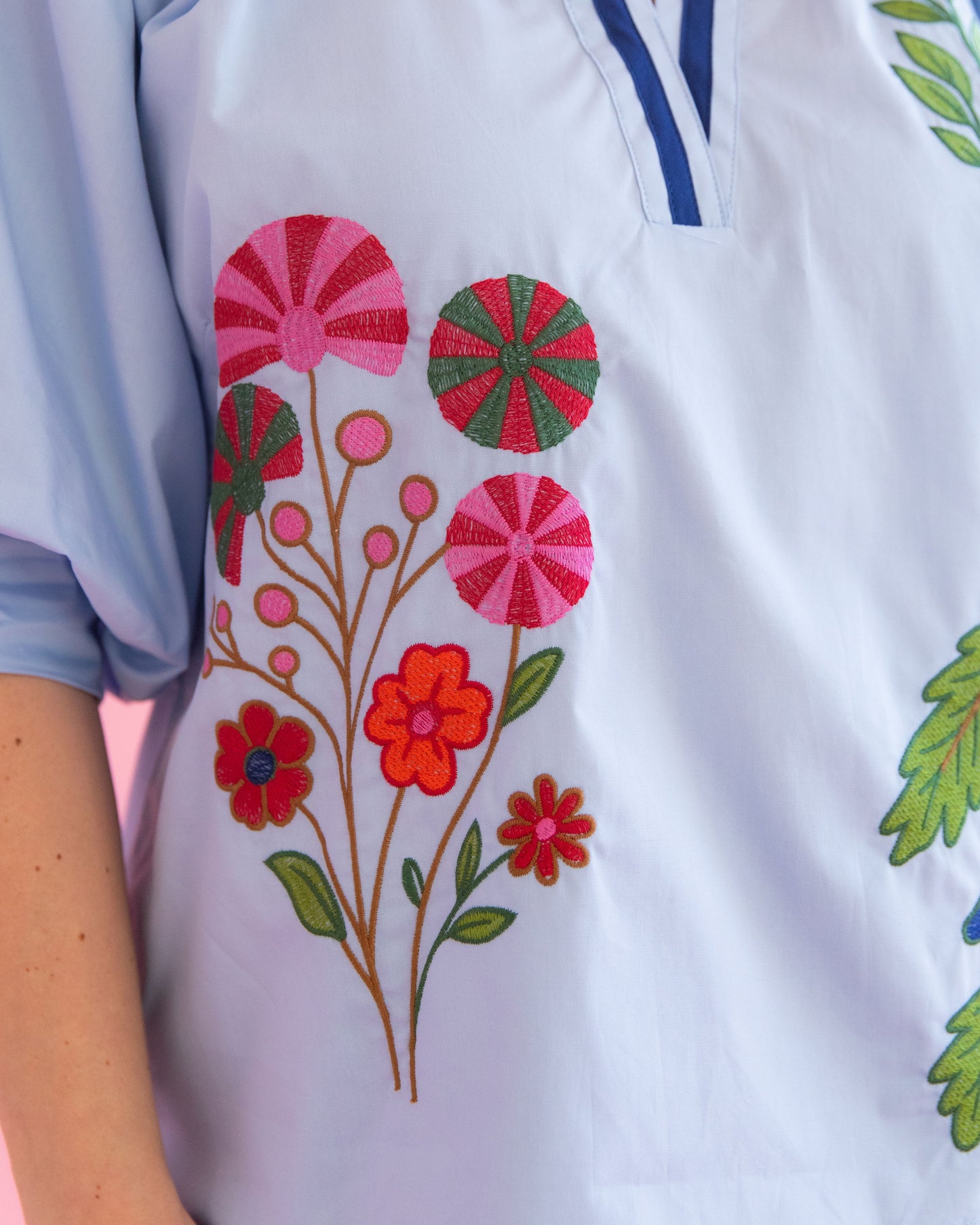Joey Blue Floral Top