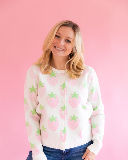 Sweet Love Strawberry Cardigan