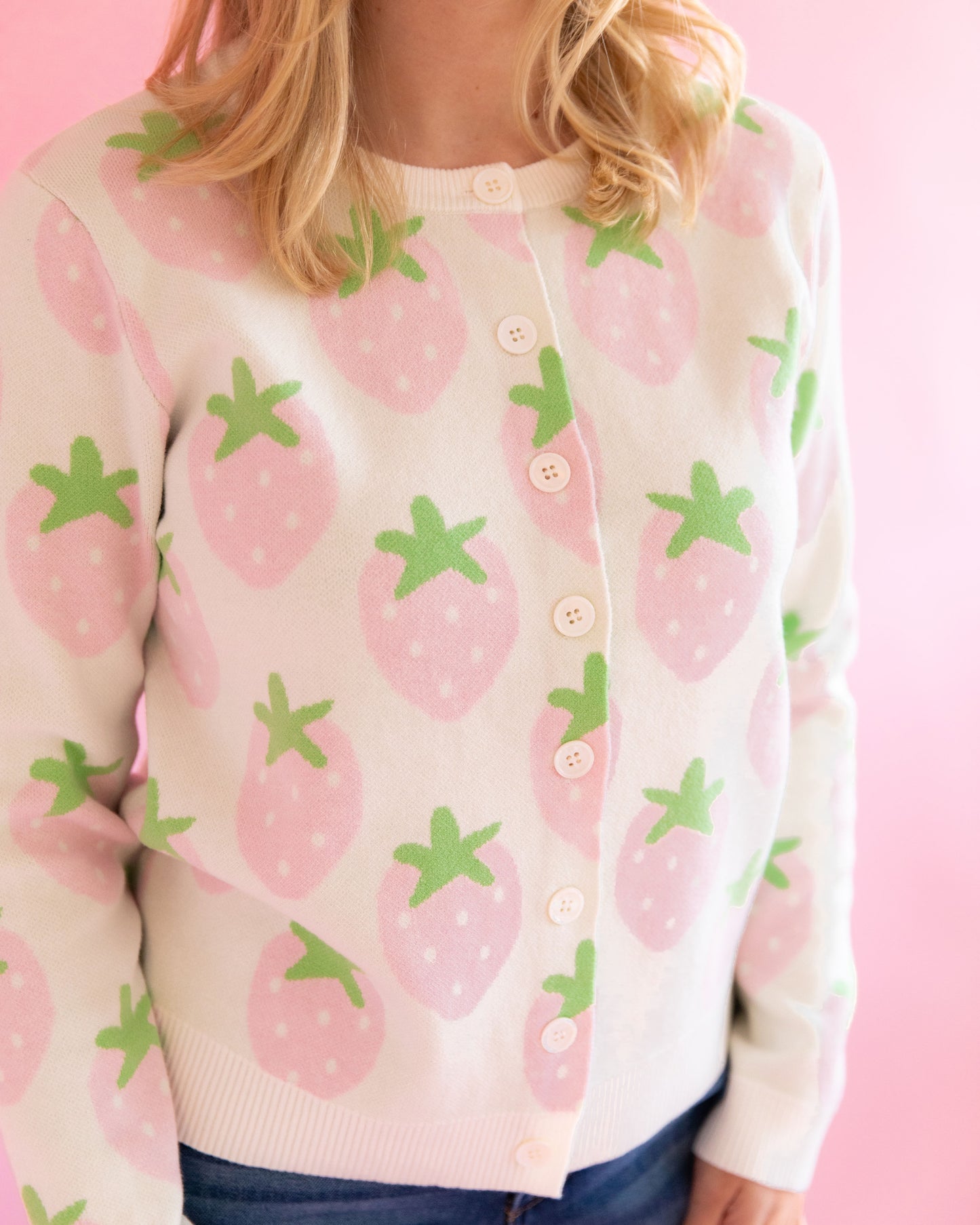 Sweet Love Strawberry Cardigan