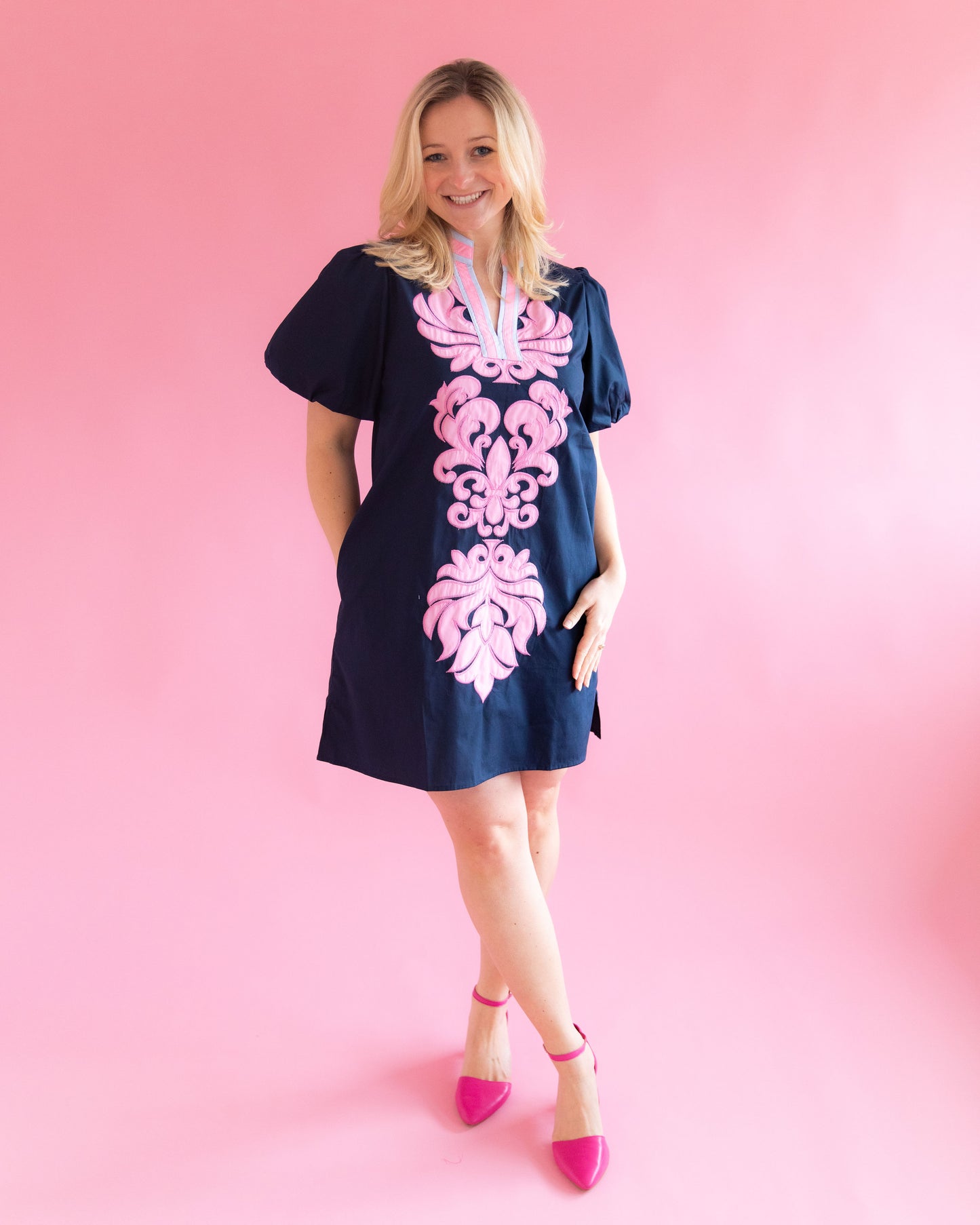 Margo Navy Dress
