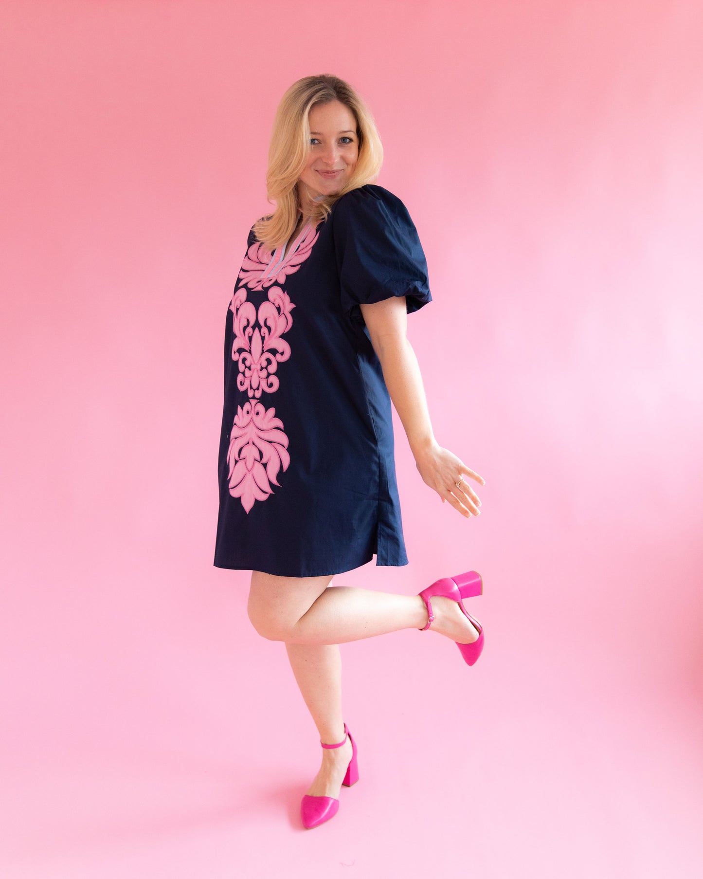 Margo Navy Dress