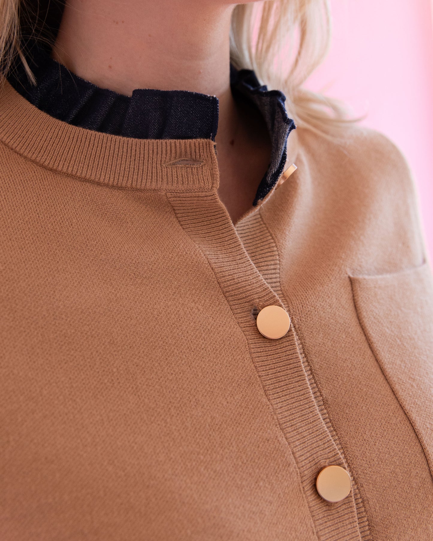 Elizabeth Caramel Cardigan
