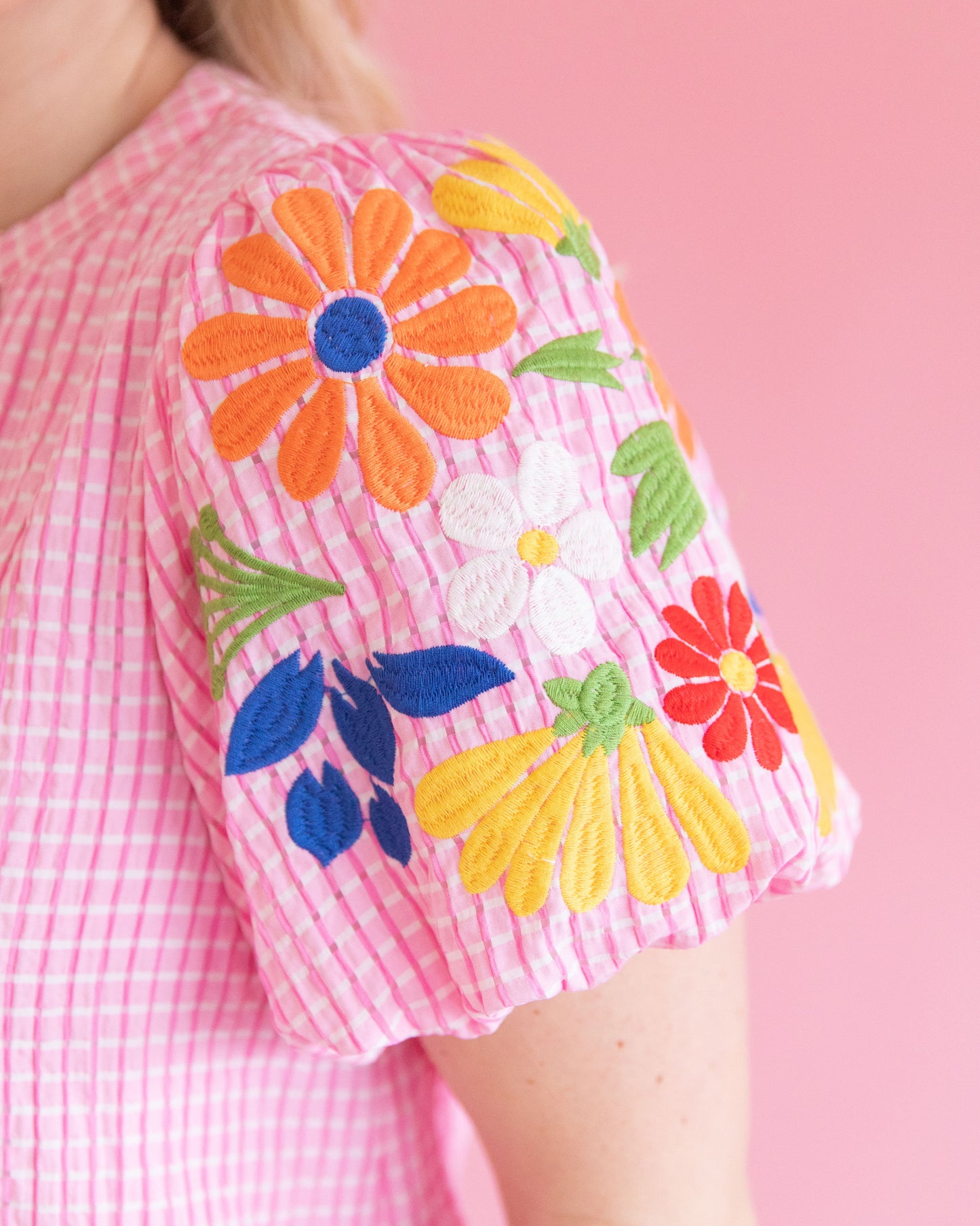 Millie Pink Floral Top