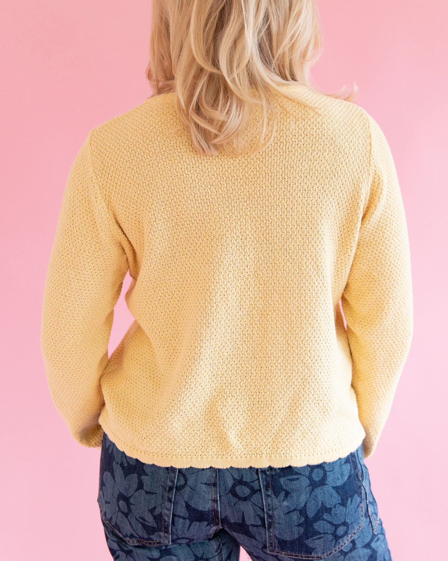 Sophie Butter Yellow Cardigan