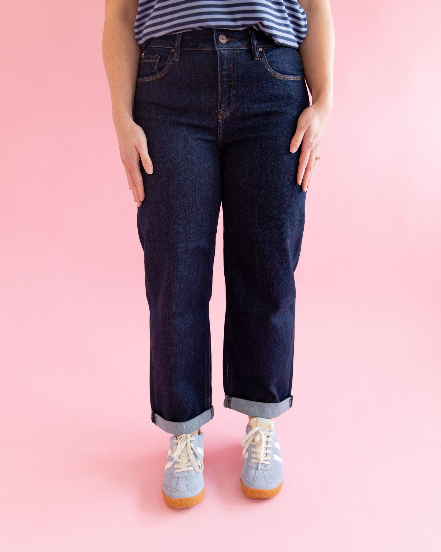 Michelle Slouchy Boyfriend Cuffed Jean