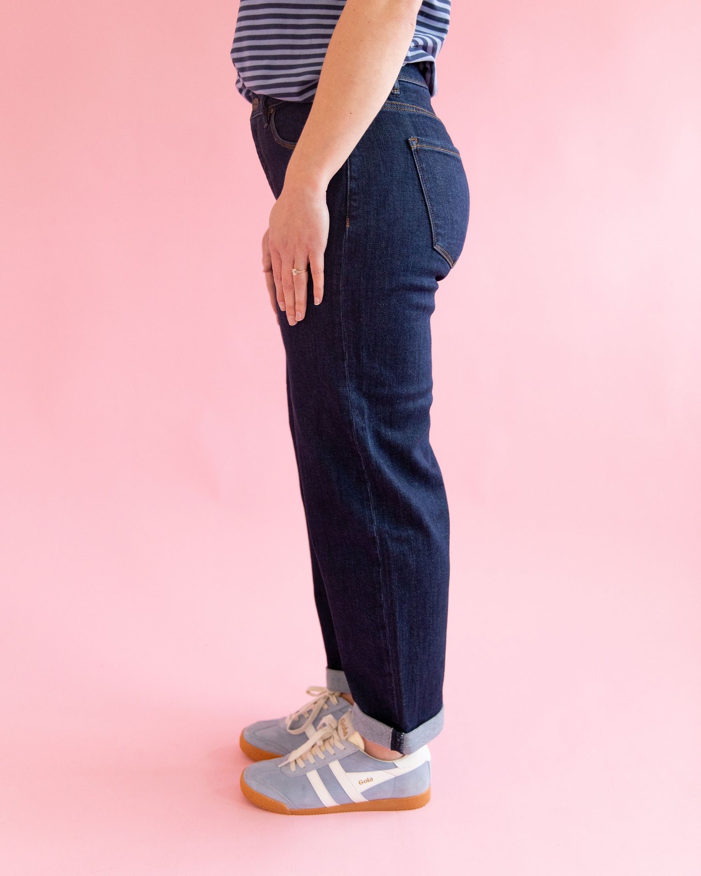 Michelle Slouchy Boyfriend Cuffed Jean