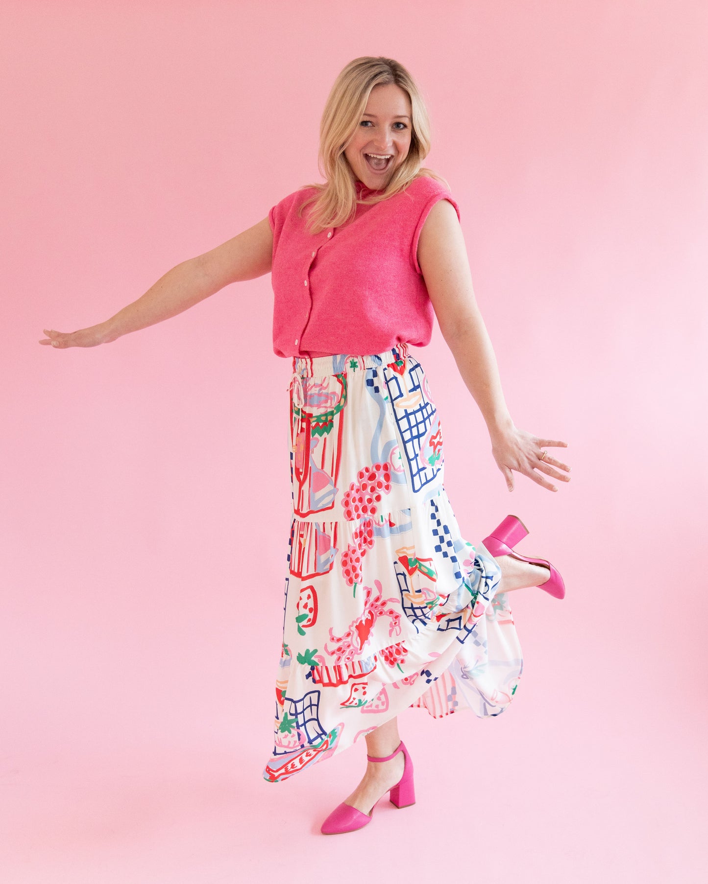Sunny Days Midi Skirt