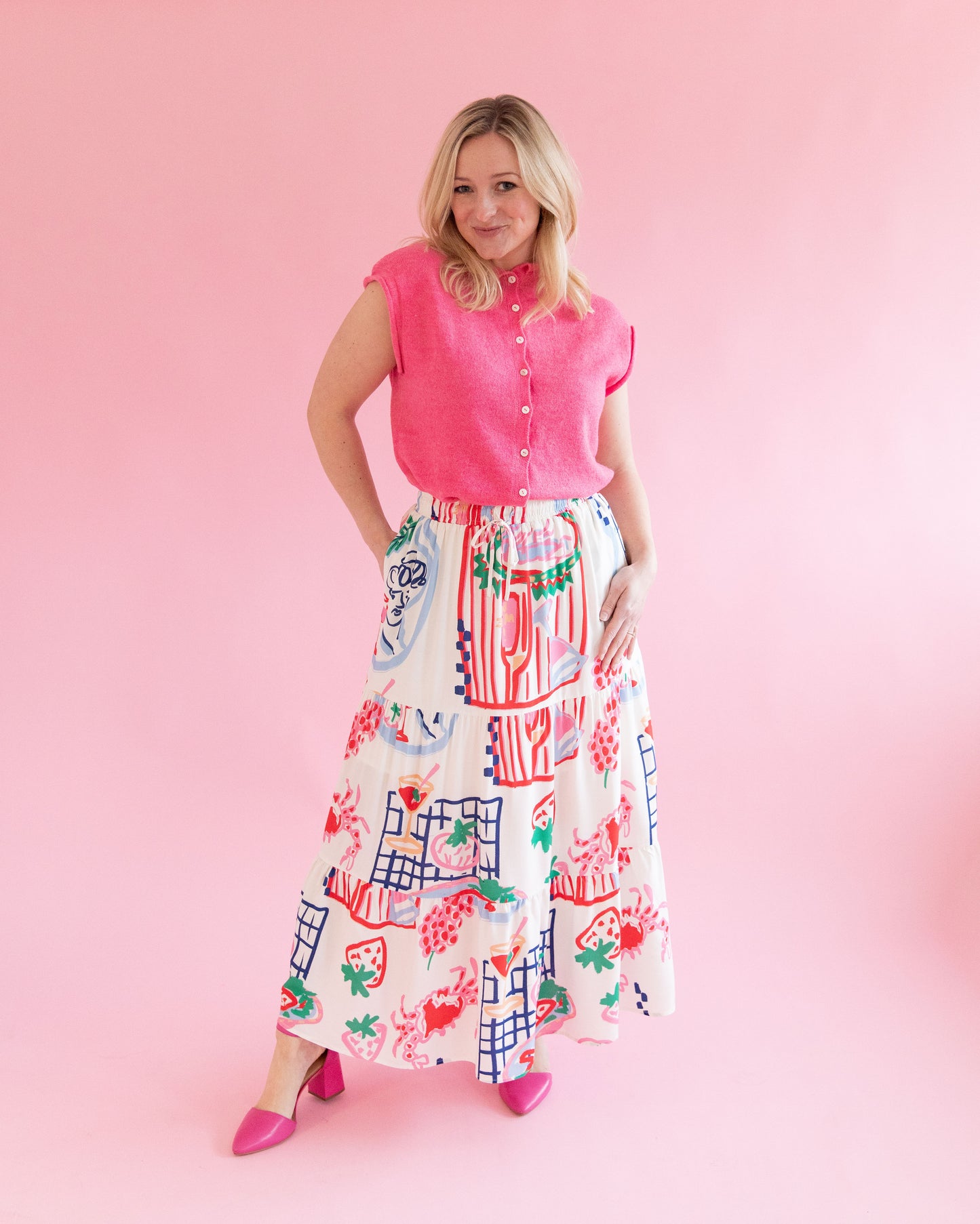 Sunny Days Midi Skirt